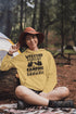 C & Win Sports Weekend Forecast: Camping-With A Good Chance Of Drinking Hoodie Gold / S - C & Win Sports